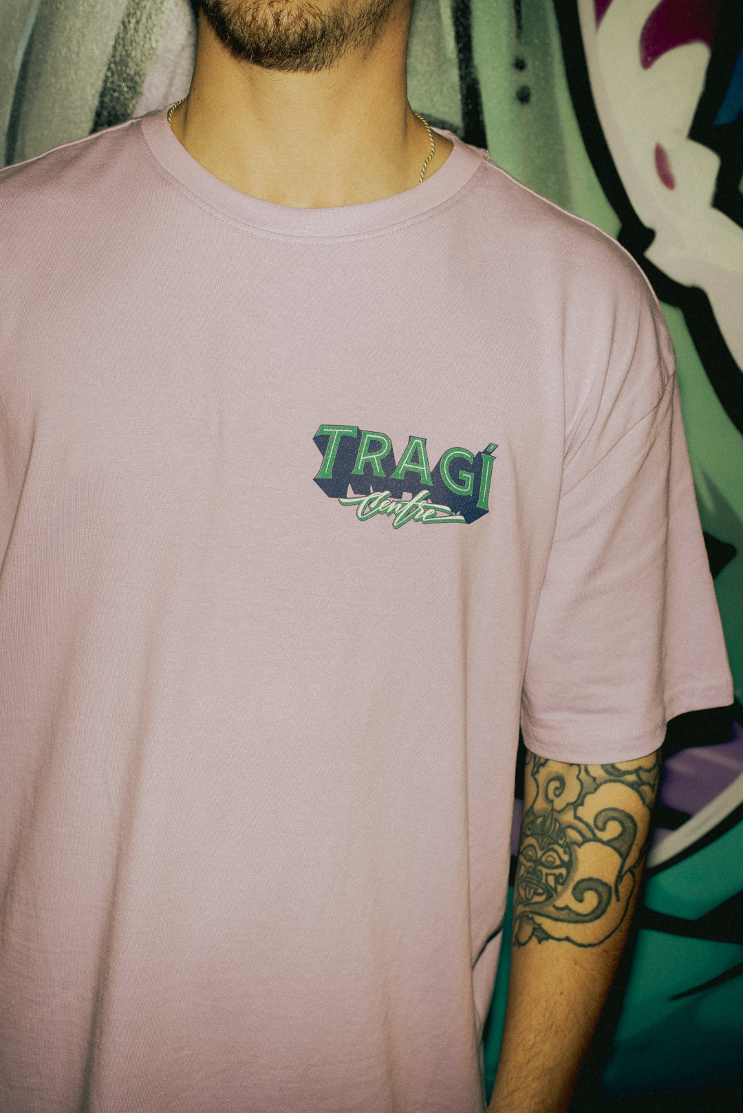 Tragí x JEBA T-Shirt: Pink