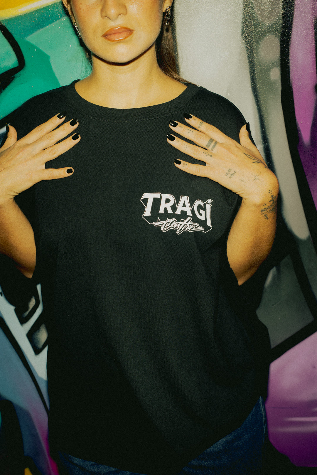 Tragí x JEBA T-Shirt: Black