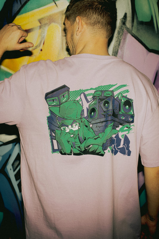 Tragí x JEBA T-Shirt: Pink