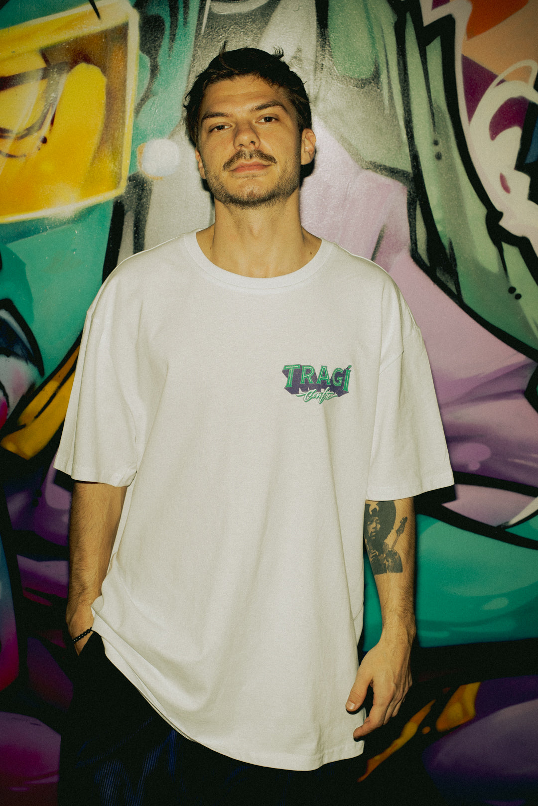 Tragí x JEBA T-Shirt: White